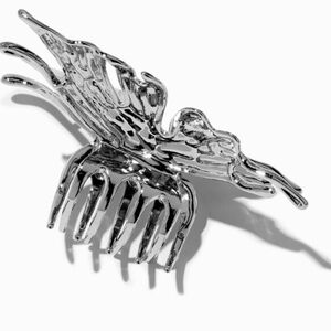 NWT girls chrome butterfly hair clip by Claire's